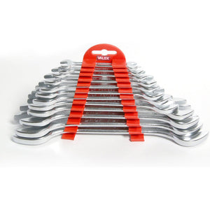 SET SERIE CHIAVI INGLESI ACCIAIO 12pz FISSA FORCHETTA INCLINATE 15° 6-32mm VALEX