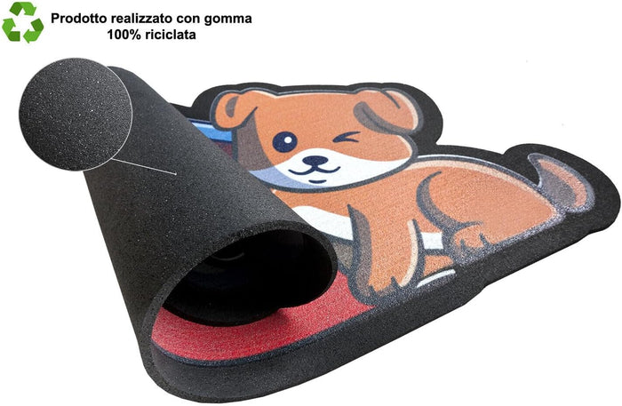 Zerbino Gomma Sostenibile 40X70 Sottociotola Animali Antiscivolo Interno Esterno Ingresso Dis.SA