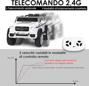 Mercedes Benz Macchina Elettrica per Bambini 12V, Veicolo Elettrico con Luci LED e Chiusura di Sicurezza, Macchina Cavalcabile per Bambini 3-8 Anni (Rosa)