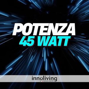 Innoliving Ventilatore a Piantana Slim INN-532, Design Elegante, Diametro 40 cm, 3 Velocità, 6 Pale, Inclinazione Verticale Regolabile, Oscillazione Automatica, Base Stabile, Potenza 45W