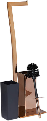 Porta carta igienica con porta scopino 71 cm rame 13_0002546_2