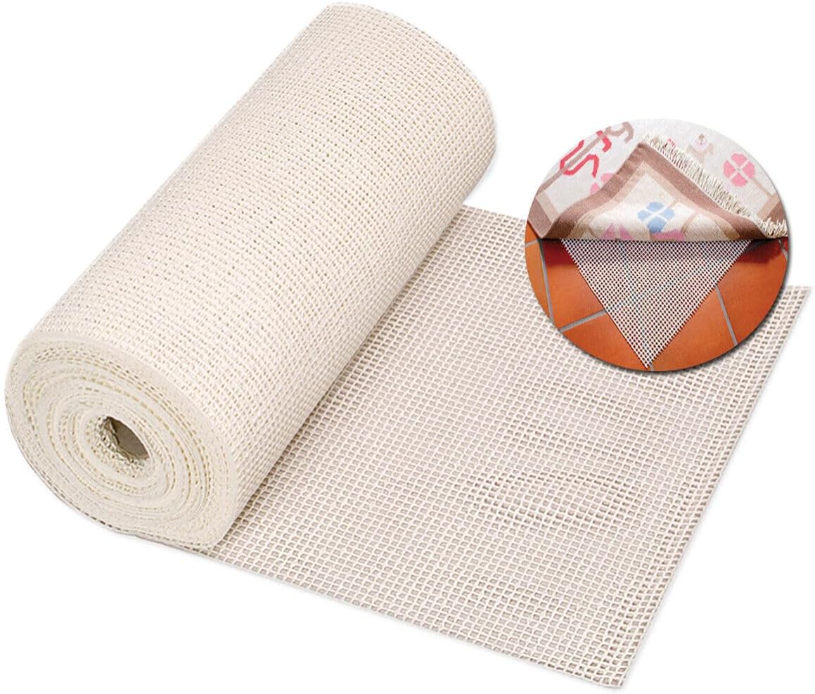 Rete Antiscivolo Sotto Tappeto Tovaglia Gomma Ritagliabile Universale Rotolo 60x30 Mt