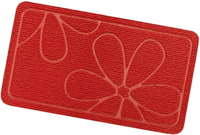 Zerbino Ingresso Assorbente Antiscivolo Asciugapassi Interno Esterno Rosso Made In Italy