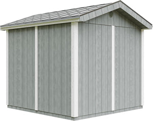 Casetta da giardino di qualit? premium 5,9 m² - H252x250x294 cm - Timbela M913-CAVERN STEEL