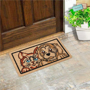 Zerbino Ingresso Antiscivolo Asciugapassi Entrata Assorbente Rettangolare 40X70 cm Dis.F