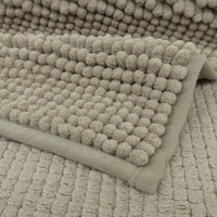 Tappeto Bagno Confortevole Scendiletto 65x130 cm Morbido Antiscivolo Pelo Lungo Marrone