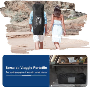 Tavola SUP Gonfiabile, Tavola da SUP, Stand Up Paddle Board Gonfiabile, Surf Board Gonfiabile con Accessori Completo