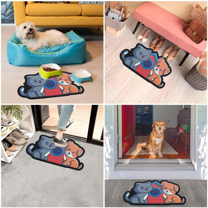 Zerbino Gomma Sostenibile 40X70 Sottociotola Animali Antiscivolo Interno Esterno Ingresso Dis.SA