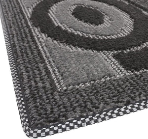 Zerbino Ingresso 40x70 cm Asciugapassi Assorbente Antiscivolo Morbido Made In Italy Grigio