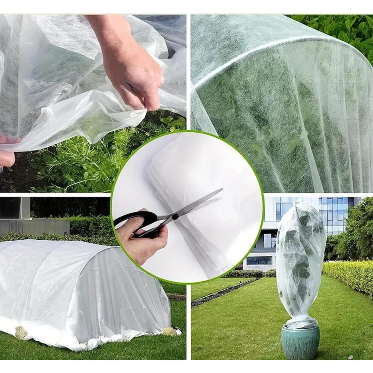 Tessuto Ortoclima Telo per Coprire Le Piante in Tessuto Non Tessuto 19 g/m2, Copripiante da Gelo 2,1x5 m