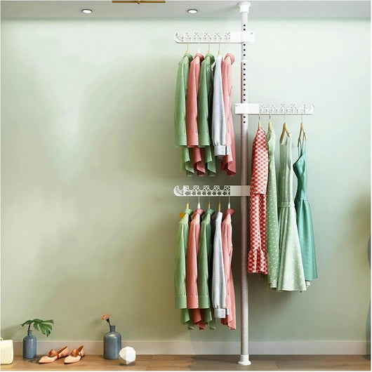 Stendibiancheria da 3/4/5 Ripiani, Appendiabiti Indipendente, Appendiabiti Regolabili per Soggiorno, Camera da Letto, Ufficio Domestico