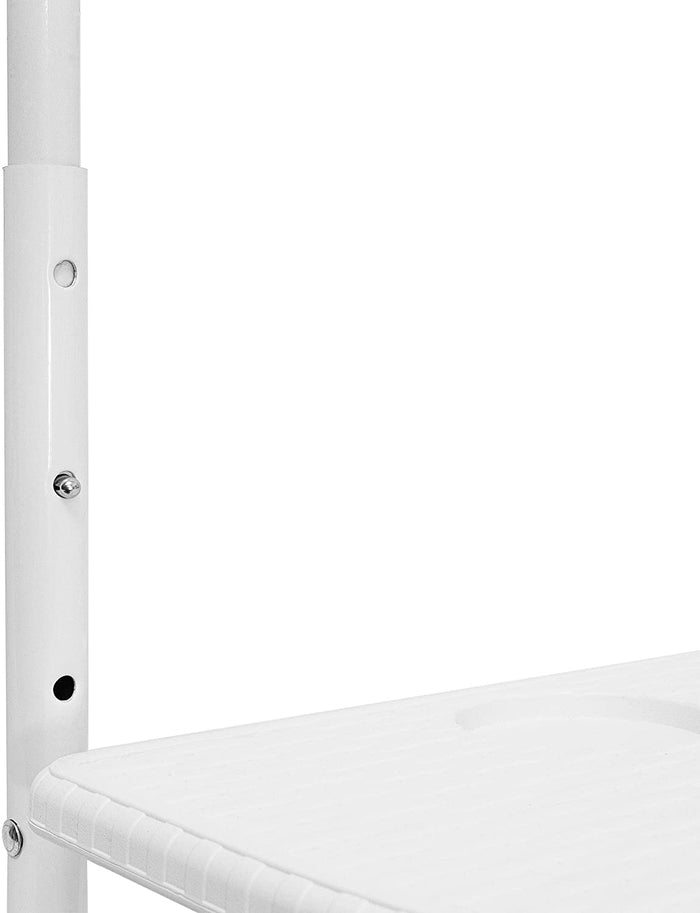 Tavolo pieghevole da balcone pieghevole 3 livelli regolabile bianco 13_0002691_3/2