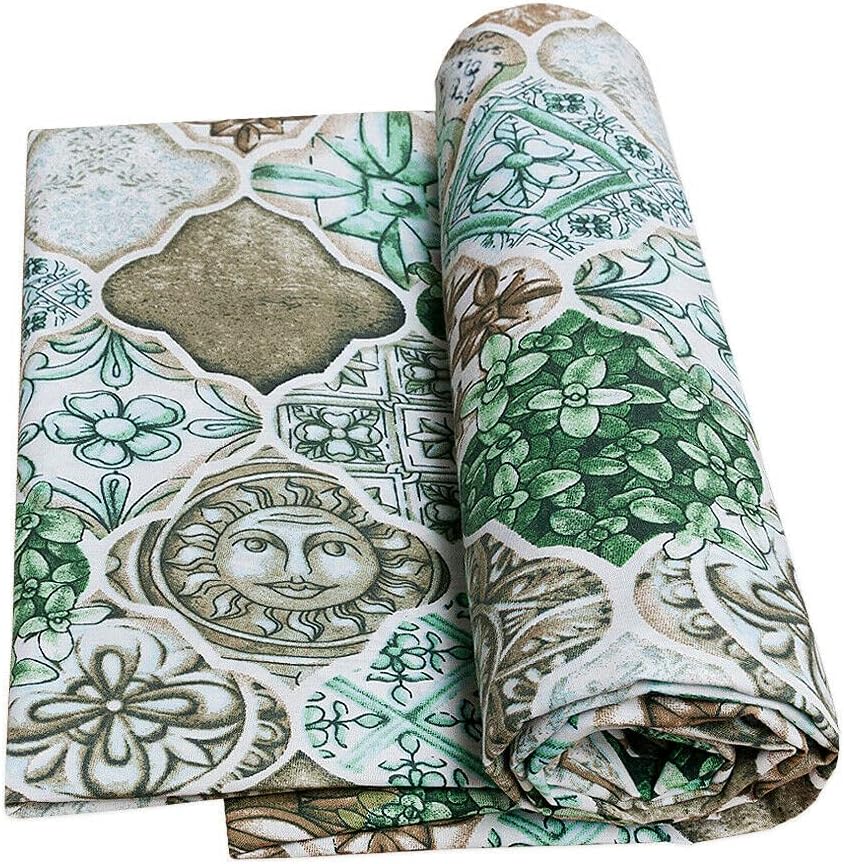 Telo Arredo Copritutto 170x280 cm Letto Poltrona Piastrelle Maioliche Copridivano Cotone