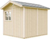 Casetta da giardino di qualit? premium 5,9 m² - H252x250x294 cm - Timbela M913