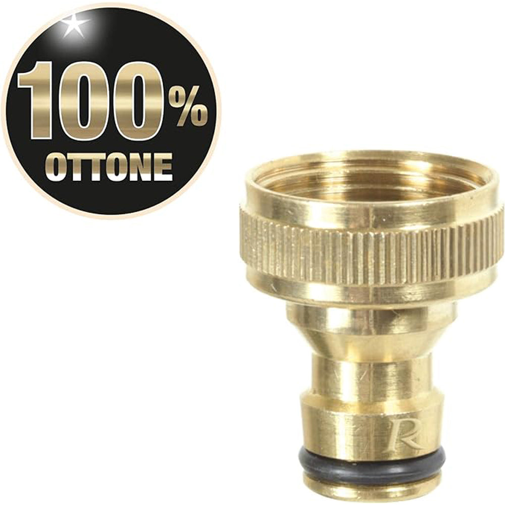 PRESA ATTACCO RUBINETTO FILETTATA IN OTTONE 3/4" 20x27mm RIBIMEX PRA/RLB.4201