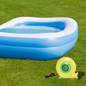 Ventilatore centrifugo radiale in plastica per castello gonfiabile Mini ventilatore multiuso 350W Giallo-Ventilatori