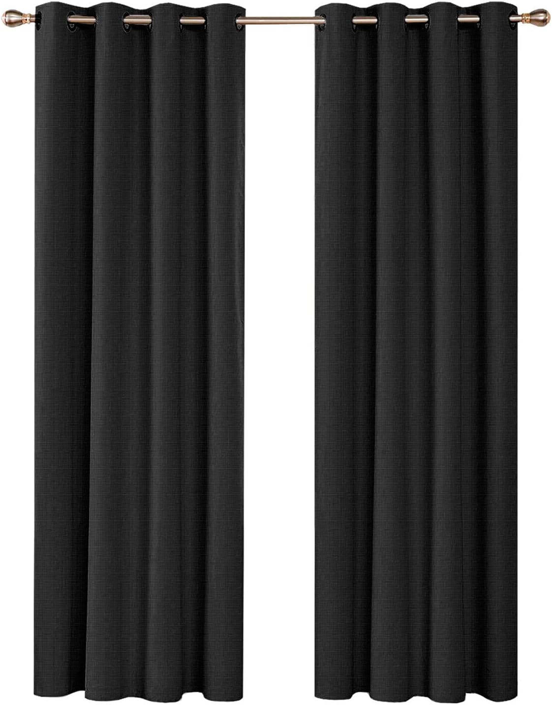 Tenda Porta Finestra 140x280 cm Tessuto Semitrasparente Coprente Occhielli Acciaio