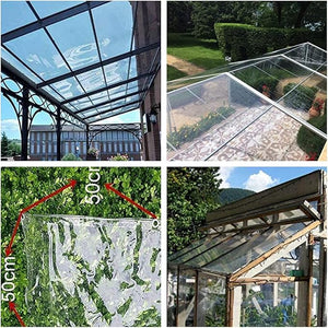 Telo PVC Trasparente IGNIFUGO - Altezza 180cm, Spessore 0.65mm: Resistente, Impermeabile, Vendita al Metro - Ideale per Interni, Esterni