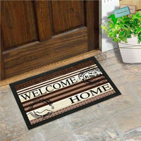 Zerbino Gomma Morbida Tappeto Ingresso Asciugapassi Antiscivolo 40x70 cm Dis.G