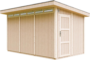 Casetta da Giardino di QUALIT? PREMIUM 8,7m?²-L412xW279cm - TIMBELA M904