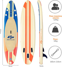 Tavola da SUP, Stand Up Paddle Board Gonfiabile, Surf Board Gonfiabile con Accessori Completo, Tavola da Surf Gonfiabile