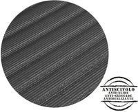 Zerbino Ingresso Antiscivolo Robusto Assorbente Tappeto Gommato Asciugapassi Bordeaux 25x60 cm