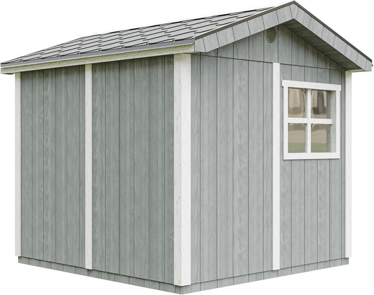 Casetta da giardino di qualit? premium 5,9 m² - H252x250x294 cm - Timbela M913A-CAVERN STEEL