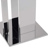 Porta carta igienica con porta scopino 71 cm argento 13_0002546