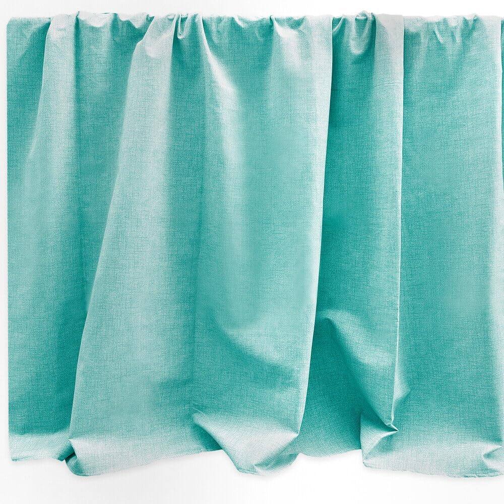 Telo Arredo Cotone 260x280 cm Copridivano Granfoulard Copriletto Tessuto Multiuso Turchese Pastello