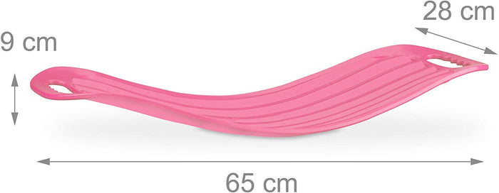 Twist board pratica tavola di equilibrio per l'allenamento di tutto il corpo tavola da allenamento XL resistente fino a 150 kg rosa 13_0002911