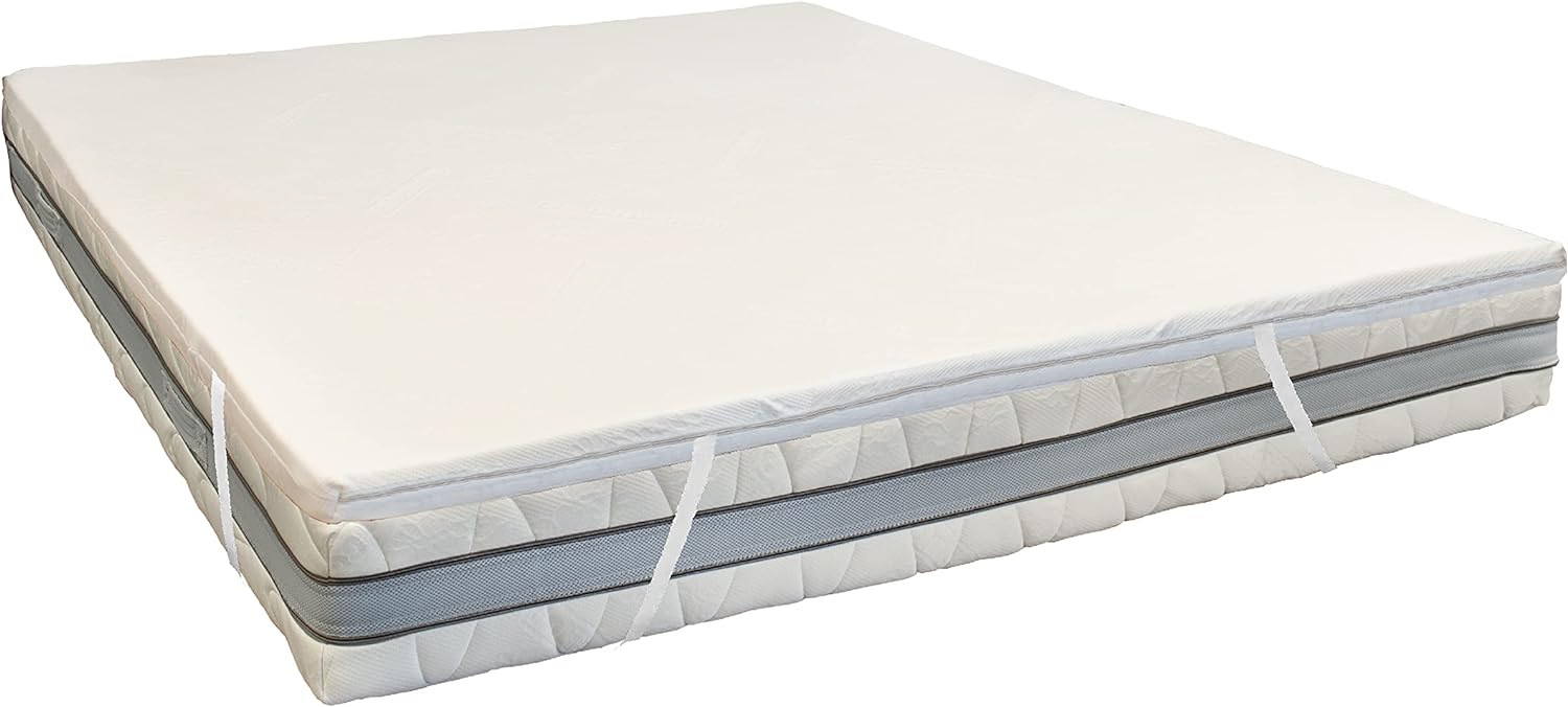 Topper Correttore Materasso piazza e mezza Memory 125x190 H7 Ortopedico Rigidità  media Sottovuoto Oeko-Tex