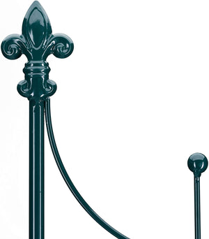 Recinzione a traliccio per piante rampicanti ad arco da giardino in ferro set da 2 verde 13_0002896_3