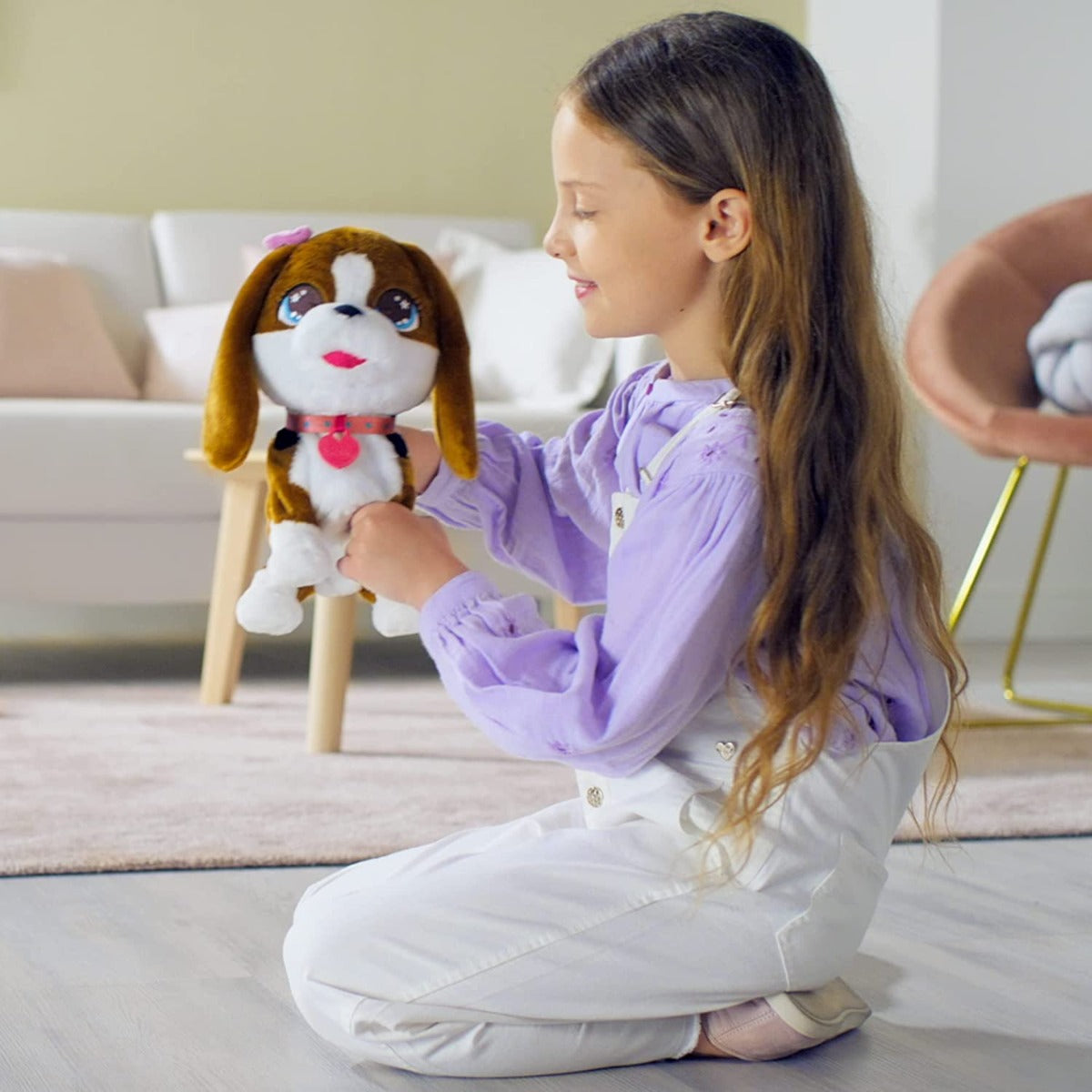 CLUB PETZ Susy, Divertente e Morbido Cagnolino di Peluche che Canta, Balla e Risponde a +20 Comandi Vocali, Giocattolo R