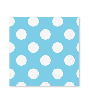 72 Pz Tovaglioli Di Carta Per Feste Azzurro Compleanno Nascita Battesimo Party         