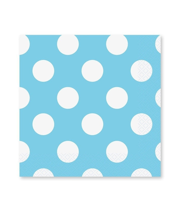 72 Pz Tovaglioli Di Carta Per Feste Azzurro Compleanno Nascita Battesimo Party         