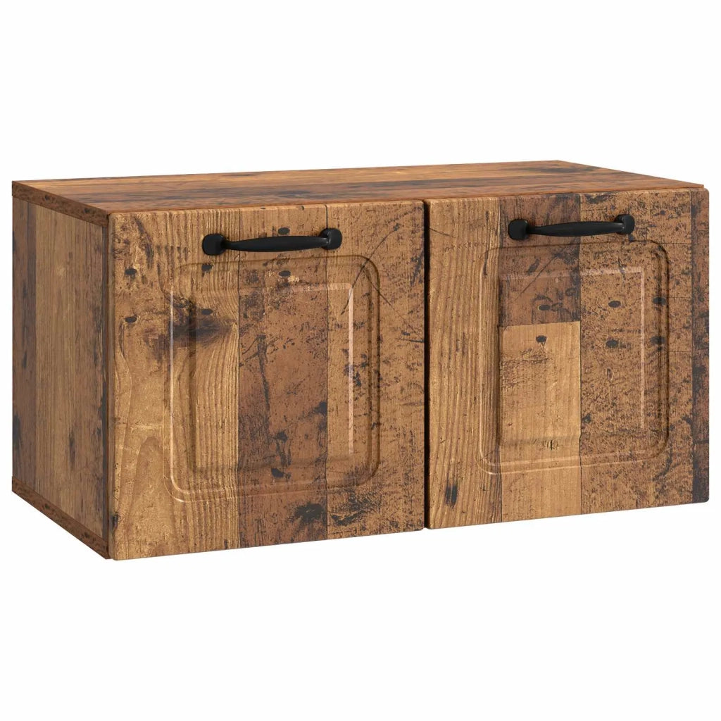 Mobile Porta TV da Muro Legno antico 59,5 x 31 x 30 cm 899393