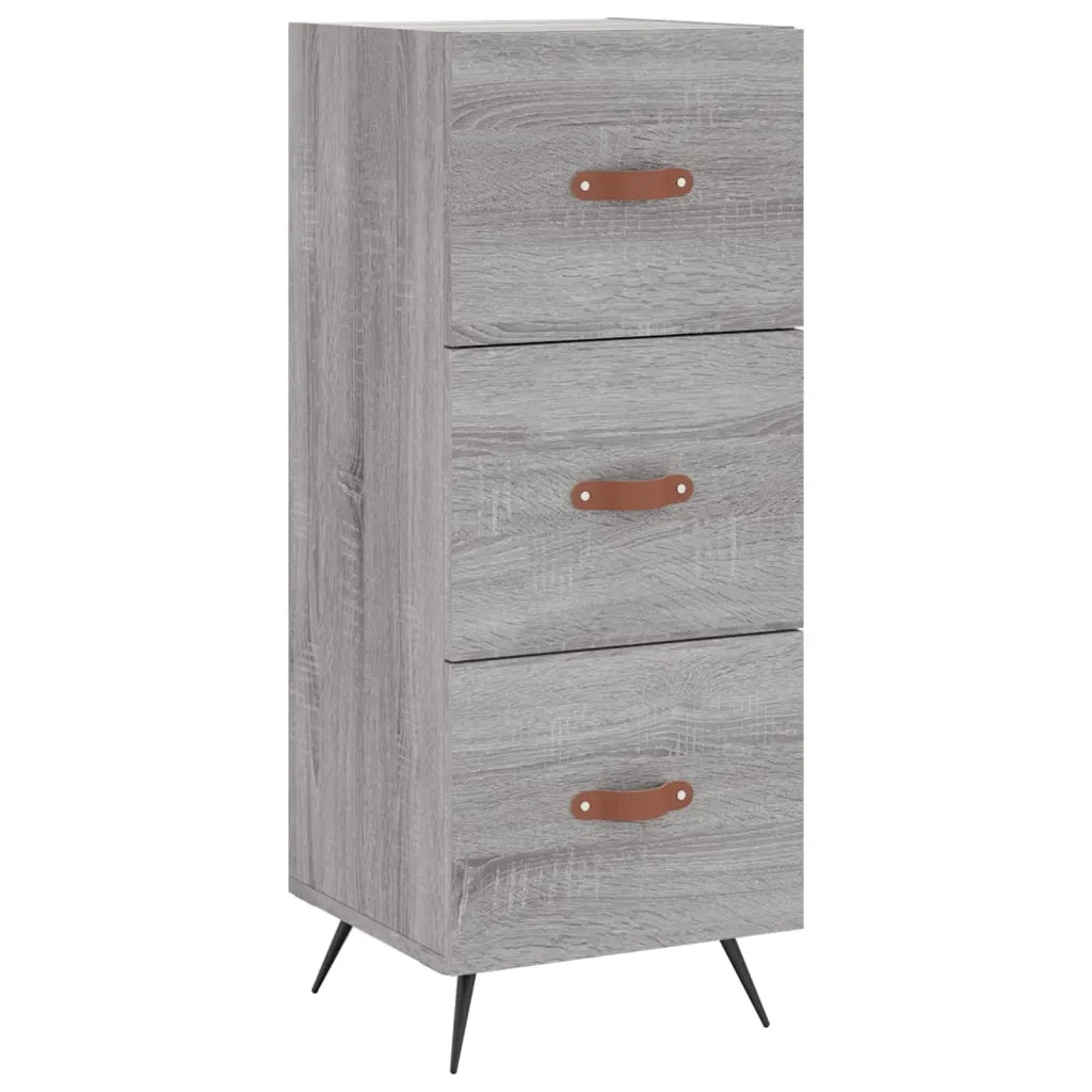 Credenza Grigio Sonoma 34,5x34x180 cm in Legno Multistrato 3200175