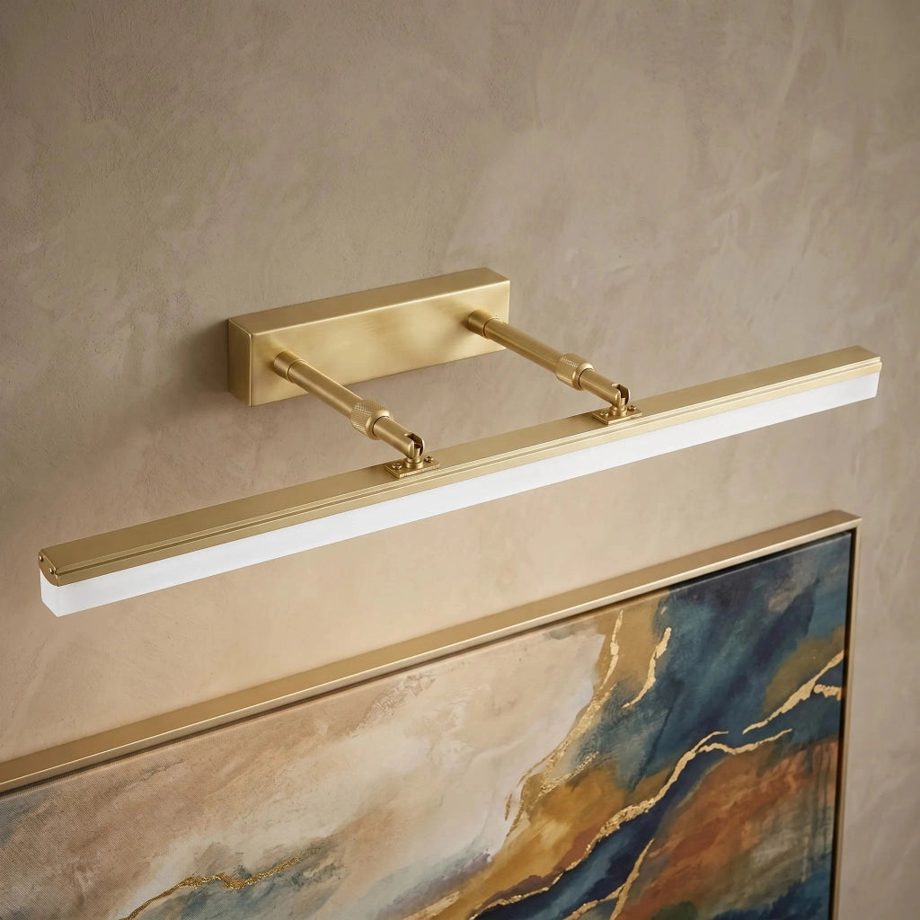 Applique Da Bagno Led APP1876-1W 60cm Brush Gold
