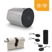 Kit Extel Lock Premium35 – Serratura Smart Bluetooth + cilindro 35/35 mm + tastiera wireless + 2 badge aggiuntivi