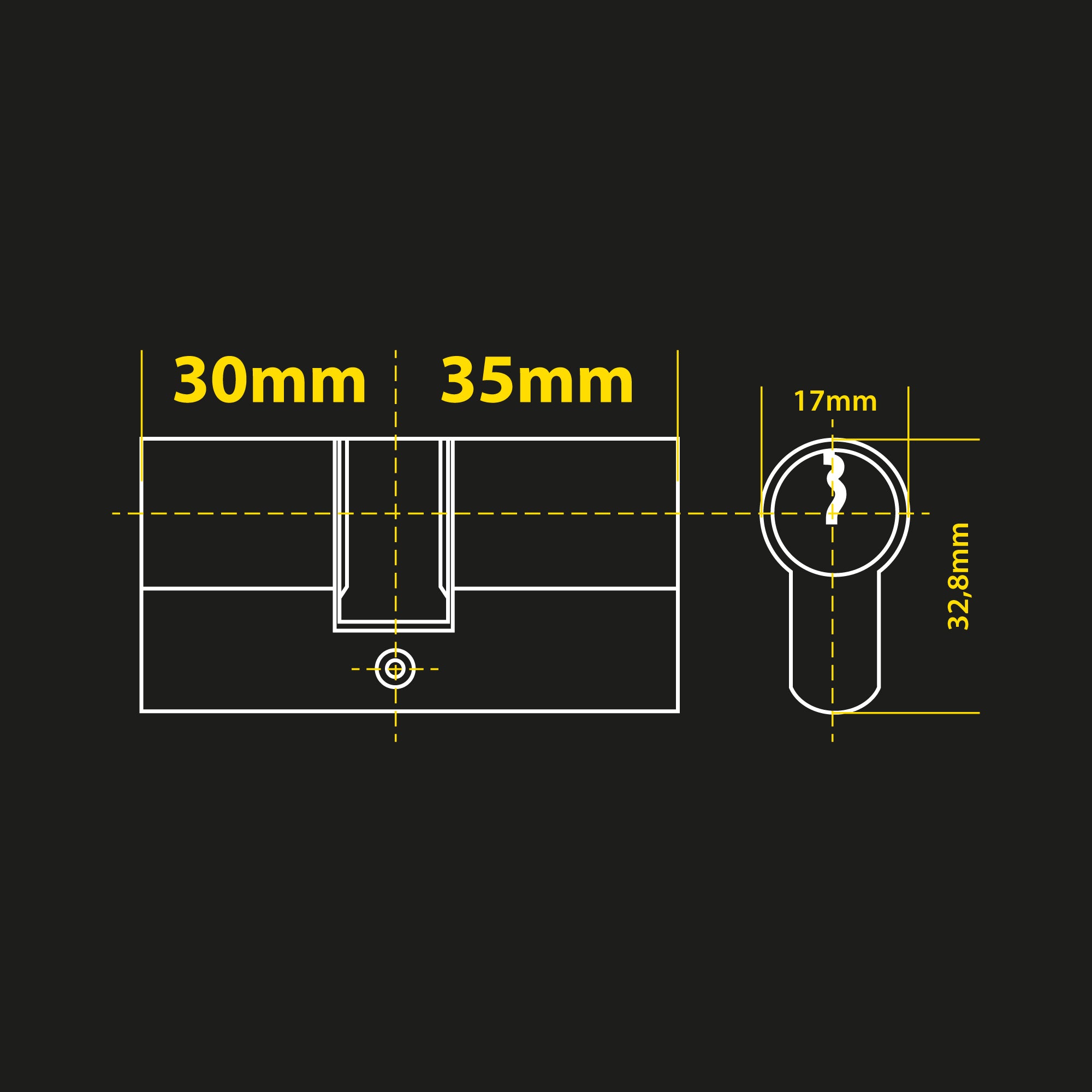 Kit Extel Lock Premium30 – Serratura Smart Bluetooth + cilindro 30/35 mm + tastiera wireless + 2 badge aggiuntivi
