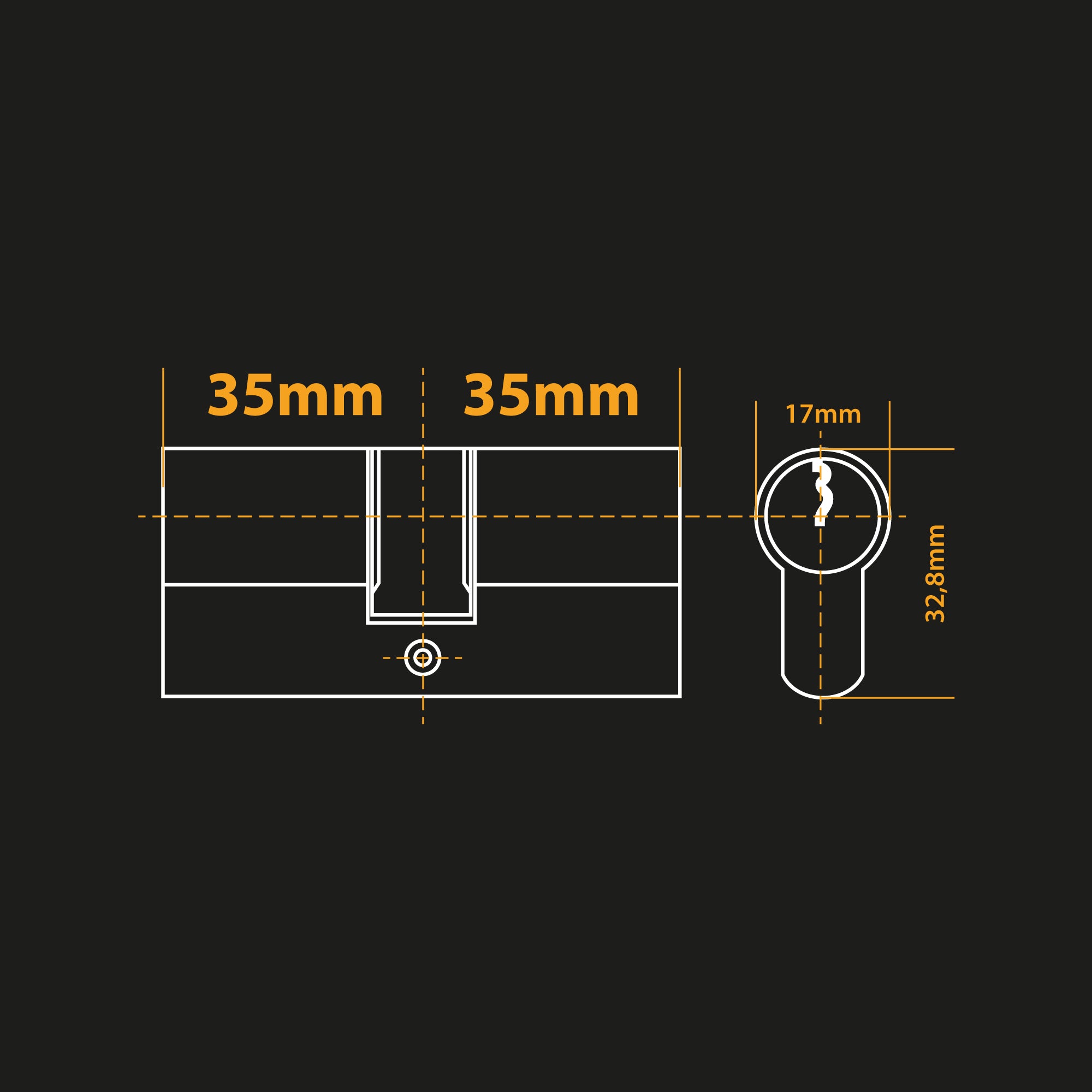 Kit Extel Lock Premium35 – Serratura Smart Bluetooth + cilindro 35/35 mm + tastiera wireless + 2 badge aggiuntivi