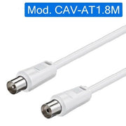 Trade Shop - Cavo Antenna Maschio-femmina 1.8mt Smart Tv - Tv Hd Internet Prolunga Cav-at1.8m -