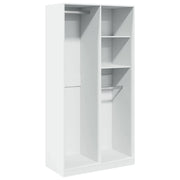 Armadio Bianco 100x50x200 cm in Legno Multistrato CFW5858531