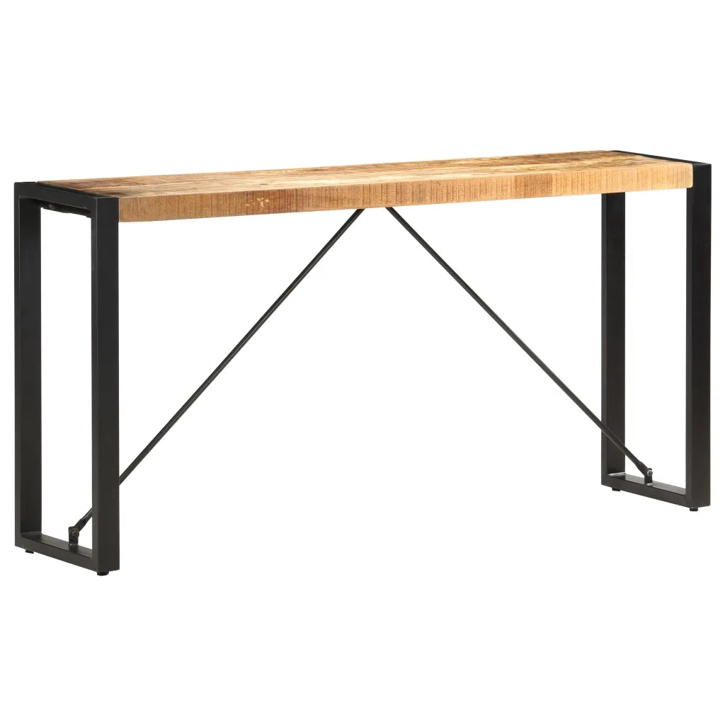 Tavolo Consolle 150x35x76 cm in Legno Massello di Mango 285948