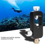 Adattatore per Bottiglie da Sub per Diving Bottles - Lega di Alluminio con Adattatore per Bottiglie di Ossigeno - Attrezzatura da Sub.