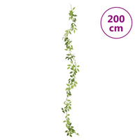 Ghirlande Fiori 6 pz Bianco 200 cm 359071