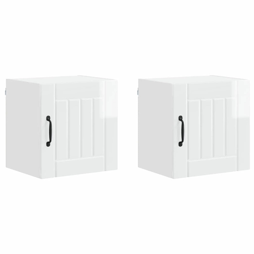 Pannello lavastoviglie Lucca 2 pcs Bianco Lucido 884883