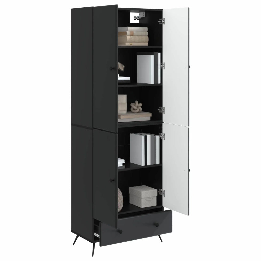 Set di armadi 2 pz Nero Legno ingegnerizzato 3416854