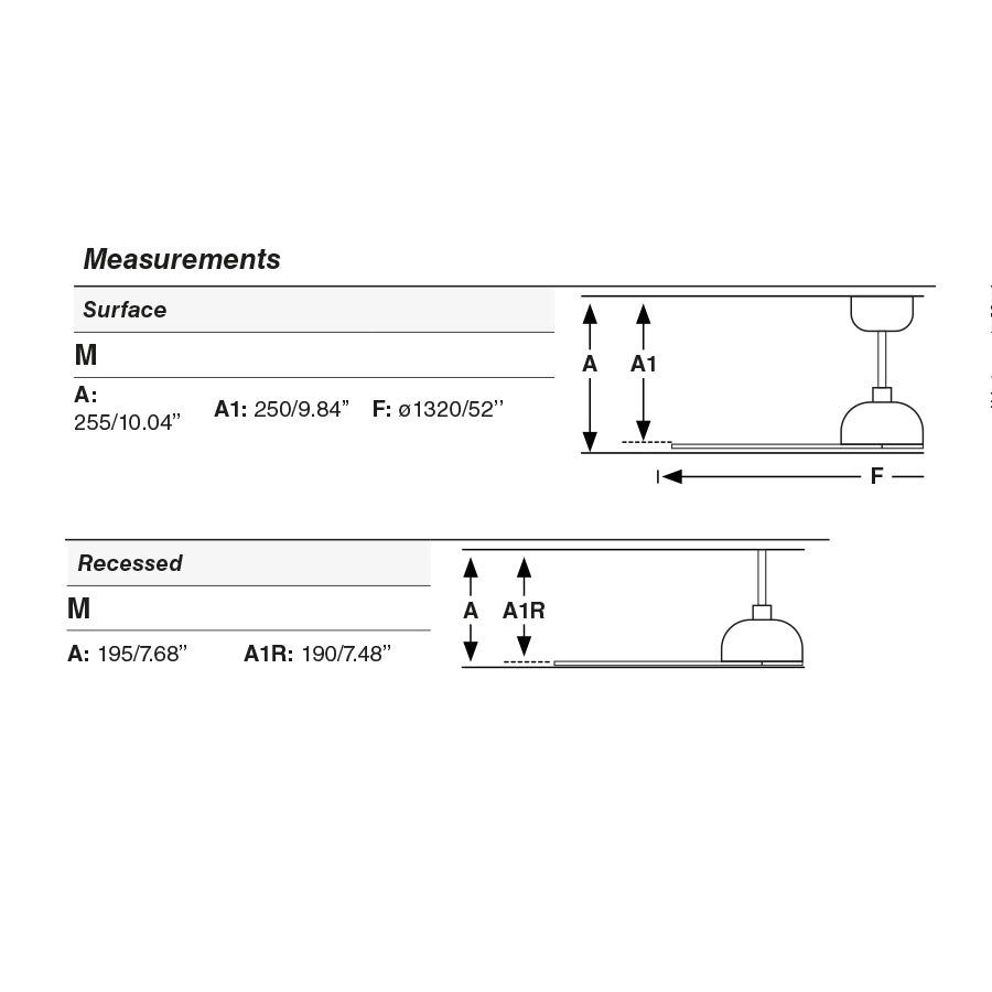 FARO Ventilatore a soffitto da incasso Gotland Recess Ø1320 mm motore DC 6 velocita funzione inversa per soffitti inclinati Nero Opaco Acciaio pale finitura noce FARO-33447R