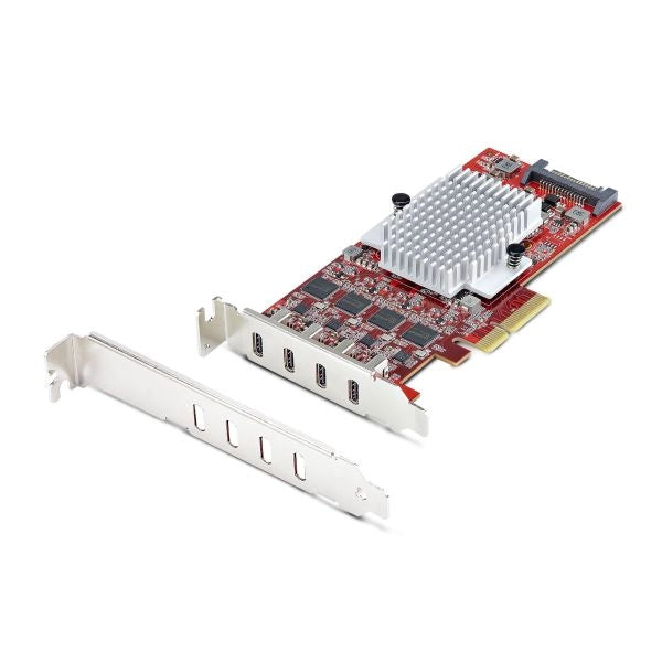 Scheda pcie usb-c 4 porte 10gb - P10Q4C-USB-CARD-LP